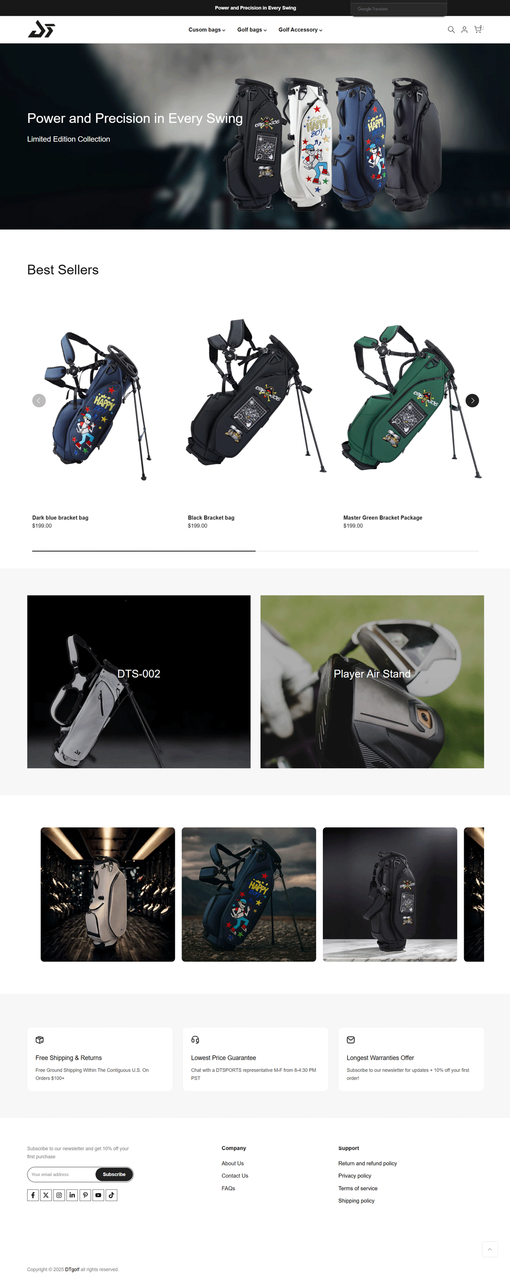 DT Golf高尔夫包具品牌
