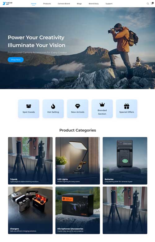 Yuecamsky摄影设备品牌