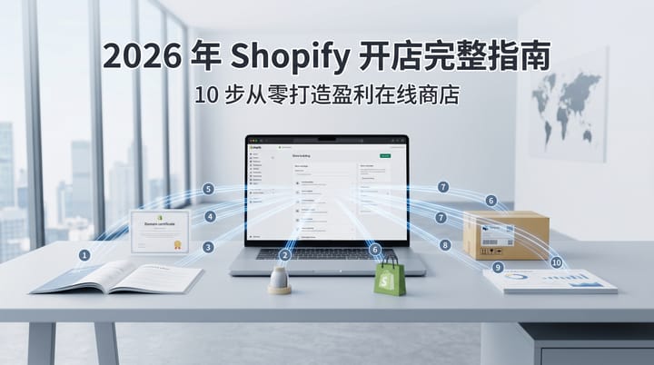 2026年Shopify开店完整指南：10步从零打造盈利在线商店