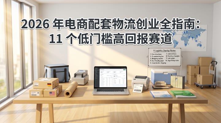 # 2026年电商配套物流创业全指南：11个低门槛高回报赛道与实战策略