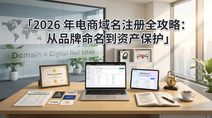 2026年电商域名注册全攻略：从品牌命名到资产保护的终极指南