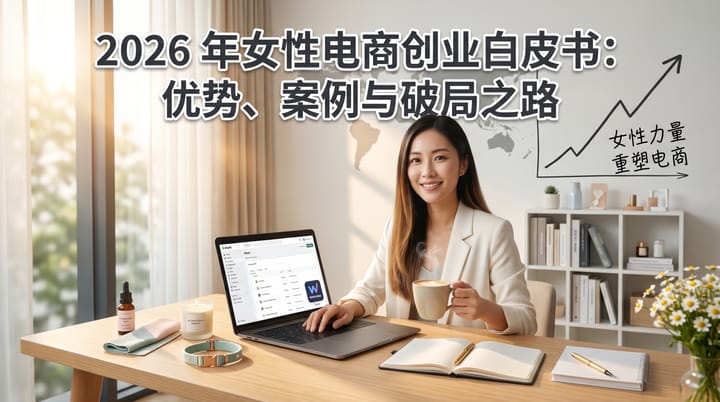 2026年女性电商创业白皮书：优势、案例与破局之路